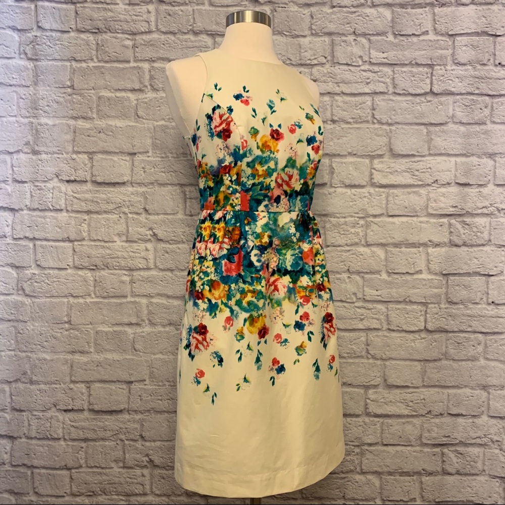 🎉HP🎉 Anthropologie Maeve Tea Garden Floral Dress